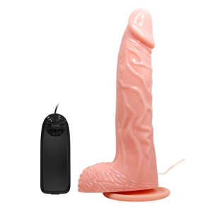 Rotacyjny wibrator realistyczny penis członek 20cm