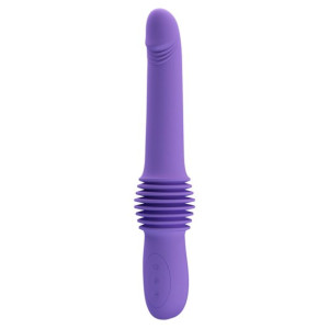 Wibrator posuwisty pchający realistyczny 3 tryby 30cm