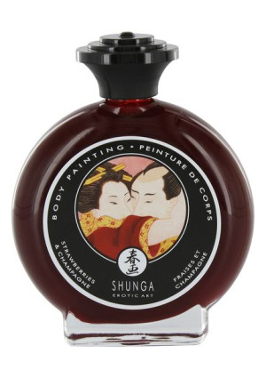 Słodycze-shunga Strawb/wine Bodypaint 100 Ml