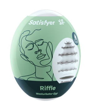 Masturbator żelowe jajeczko Satisfyer Riffle sex