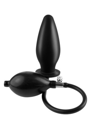 Plug-inflatable Silicone Plug Black