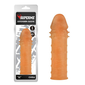 Stymulująca Nakładka Extra Texture Sleeve-Flash