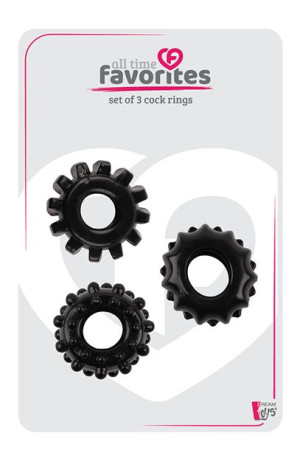 All Time Favorites Set Of 3 Cockrings