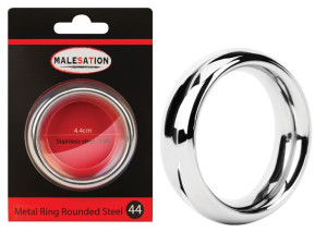 Stalowy metalowy pierścień sex ring na penisa 44mm