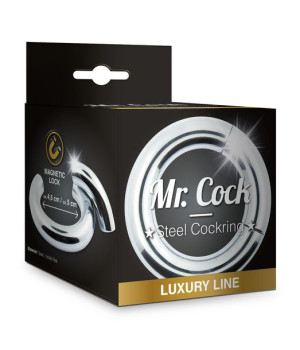 Mr.Cock Luxury Line Steel Cockring Magnetic Lock 50mm