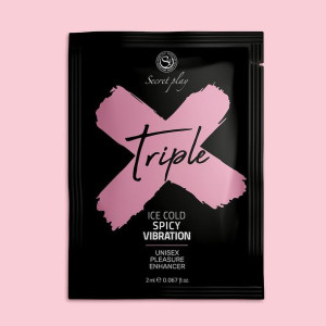 Monodosis Triple X - 3 In 1 Unisex Pleasure Enhancer Gel 2 Ml