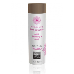 Jadalny olejek do masażu erotycznego malina jabłko 75 ml