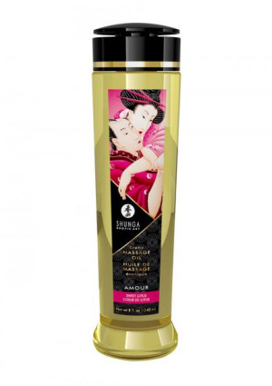 Olejek- SHUNGA MASSAGE OIL Amour Sweet Lotus 240ml