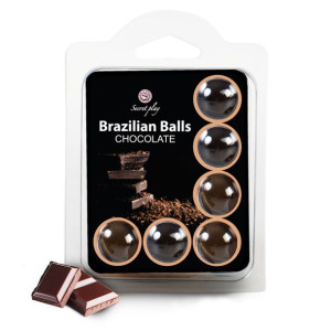Set 6 Brazilian Balls Chocolate