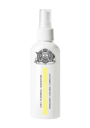 Poślizgowy jadalny żel do masażu 80ml banan
