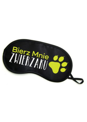 Maska na oczy opaska śmieszny prezent Bierz mnie