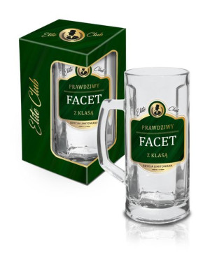 Elite Club - kufel 500 ml - Prawdziwy facet