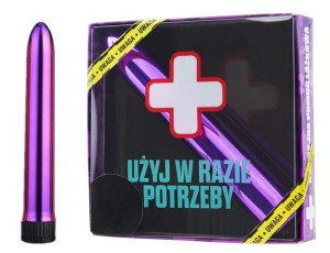 Awaryjny wibrator śmieszny sex prezent urodziny fioletowy