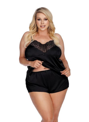 LAURA SET XXL+ (komplet biustonosz+stringi/set bra+thongs)