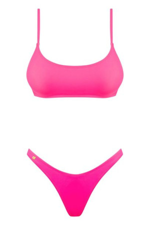 Bikini strój kąpielowy ze stringami Mexico Beach S różowe