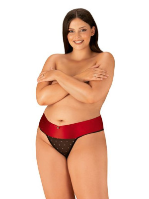 Stringi erotyczne kokarda Obsessive Tienesy 2XL/3XL