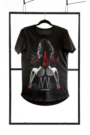 T-shirt men black XXL fashion