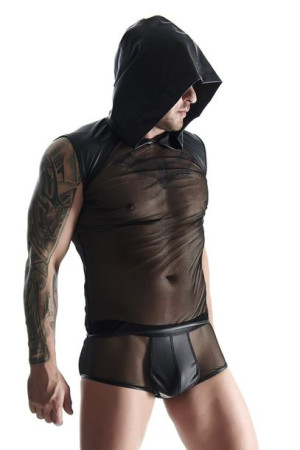 męski t-shirt black XXL