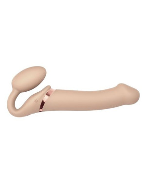 Vibrating Strap-on - L - Vanilla