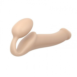 Semi-realistic Bendable Strap-on Vanilla - L