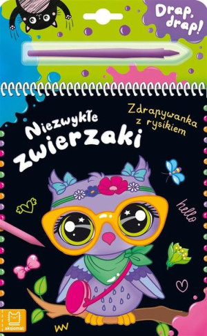Niezwykłe zwierzaki. Zdrapywanka z rysikiem Agata Kaczyńska