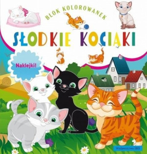 Blok kolorowanek. Słodkie kociaki praca zbiorowa