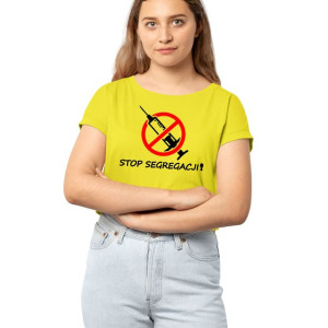 Bluzka Stop Szczepienią Segregacji Pandemia Covid