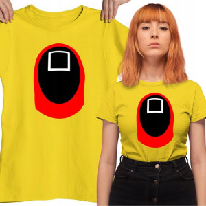Bluzka Tshirt Fan Squid Game Strażnik Serial 456