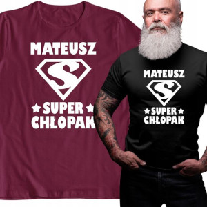 Bluzka Tshirt Prezent Na Dzień Chłopaka Z Imieniem