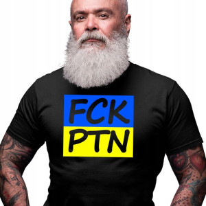 Koszulka Anty Rosja Fck Ptn Ukraina Solidarność