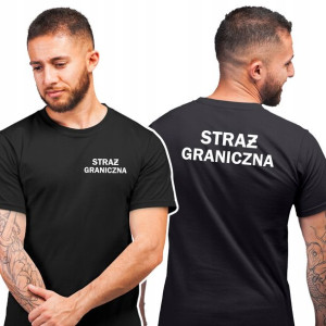 Koszulka Bawełniana Dla Celnika Straż Graniczna