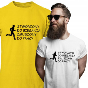 Koszulka Bluzka Stworzony Do Biegania Dla Biegacza