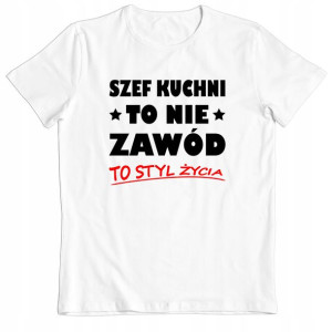 Koszulka Bluzka Zabawny Prezent Dla Szefa Kuchni