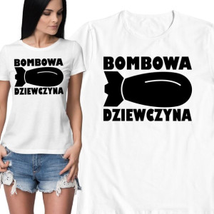 Koszulka Bombowa Dziewczyna Na Walentynki Prezent