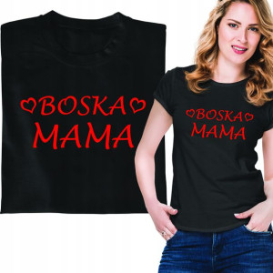 Koszulka Boska Mama Z Nadrukiem Prezent Dzień Mamy