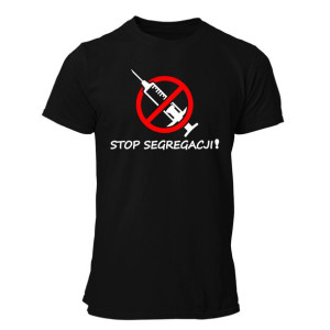 Koszulka Covid Wirus Virus Stop Segregacji Pis