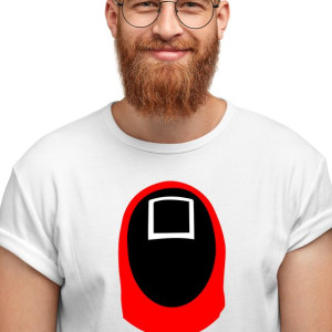 Koszulka Fan Fanka Squid Game Logo Soldier Netflix