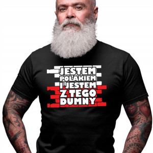 Koszulka Jestem Patriotą I Jestem Z Tego Dumny