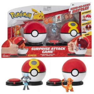 Pokemon Gra Surprise Attack Figurka Charmander