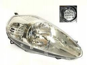 Fiat PUNTO GRANDE 199 05-08 reflektor lampa prawa