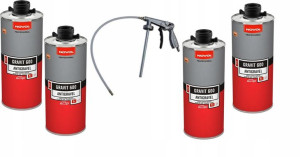 Gravit 600 4x1l + Pistolet Do Konserwacji Zestaw