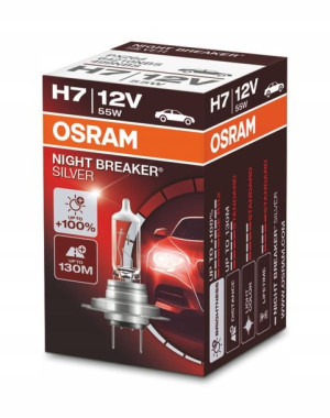 Osram Night Breaker Silver +100% H7 12v 55w Px26d