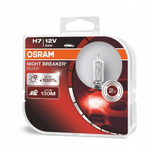 Osram Night Breaker Silver +100% H7 12v Duo Box