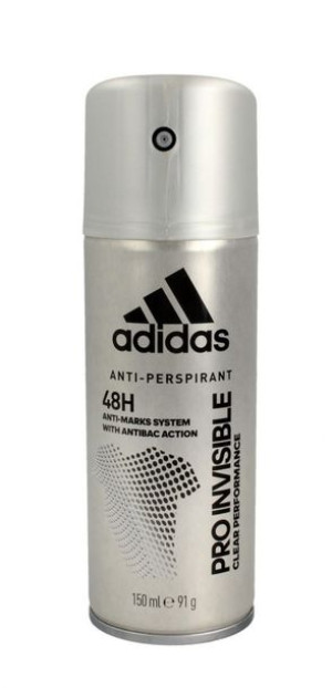 Adidas Pro Invisible 48h Dezodorant spray dla mężczyzn 150ml