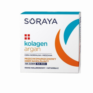 Soraya Kolagen Argan Krem nawilżający przeciwzmarszczkowy na dzień i noc 50