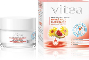 Vitea Krem nawilżająco-łagodzący na dzień i noc -cera naczynkowa 50ml