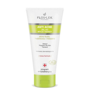 Floslek ANTI ACNE Żel do mycia twarzy skóra mieszana i tłusta skłonna do tr