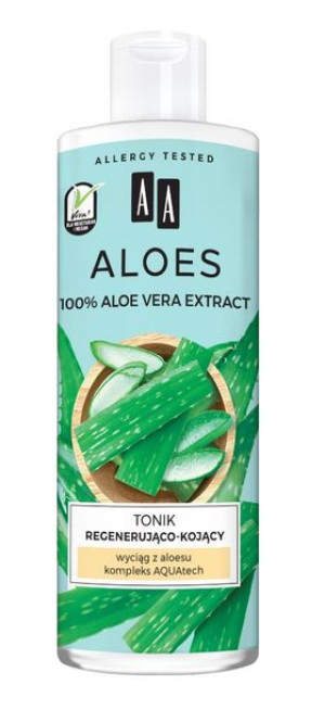 AA Aloes 100% Tonik regenerująco-kojący 400ml