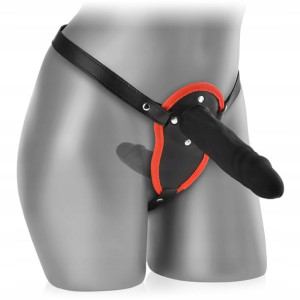 Strap-on Z Dwoma Penisami Podwójne Dildo Na Pasach
