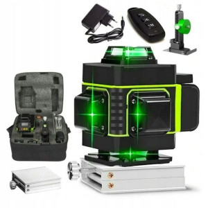 16 Liniowy Laser Hilda Poziomica Laserowa 4d+pilot